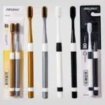 2 Sets Of Bamboo Charcoal Toothbrush