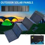Folding Bag 10-100W Solar Panel Portable USB+DC Output Solar Charger