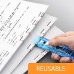 Traceless Reusable Hand Clamp Push Stapler