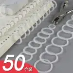 50 Pcs 15/20/28/32/40mm Plastic Ring Binder DIY Albums Circle