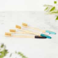 Bamboo Toothbrushes | Natural Toothbrush Set of 4 - Image 2