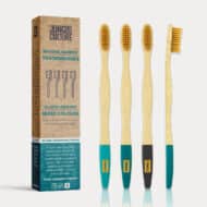 Bamboo Toothbrushes | Natural Toothbrush Set of 4 - Image 3