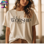 Christian-Made to Worship- Tshirt