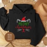 Meowy Christmas Hoodie