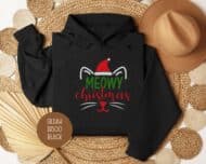 Meowy Christmas Hoodie - Image 7
