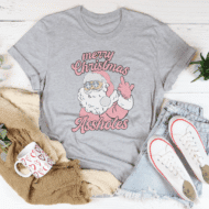 Merry Christmas A-sholes Tee - Image 13