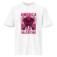 America is My Valentine Premium Short Sleeve Tshirt - Image 3