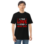 A True Love Story Never Valentine Tshirt - Image 5