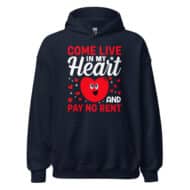 Come Live in My Heart Valentine Hoodie - Image 2
